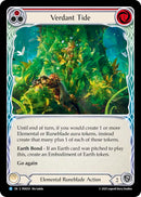 Verdant Tide (Red) (Rainbow Foil) [PEN203] (Compendium of Rathe)  Rainbow Foil