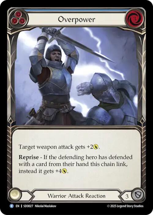 Overpower (Blue) (Regular) [SDO027] (GEM Pack 2)
