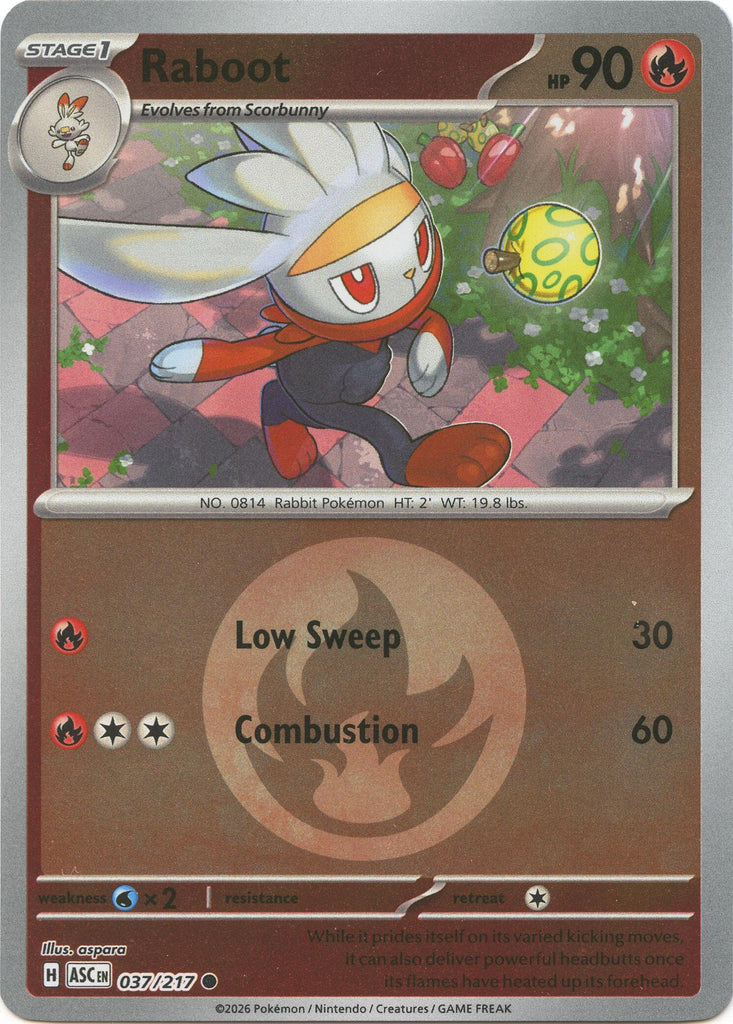 Raboot (037/217) (Energy Symbol Pattern) [Mega Evolution: Ascended Her