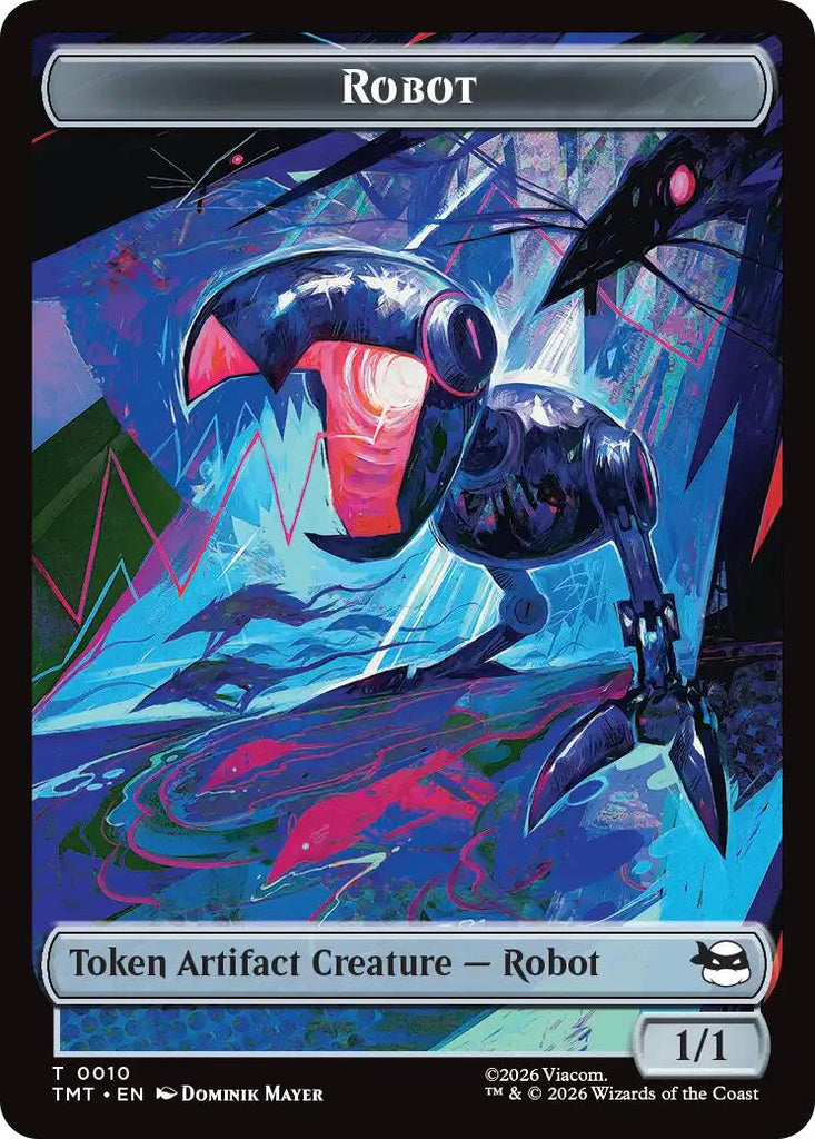 Treasure // Robot Double-Sided Token [Teenage Mutant Ninja Turtles Com