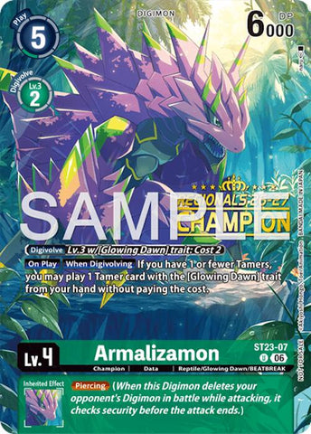 Armalizamon [ST23-07] (Regionals 26-27 Season 2 Champion) [Starter Deck: Beatbreak]