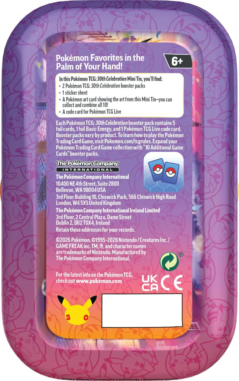 30th Celebration Mini Tin [Greninja]
