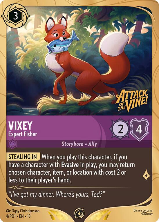 Vixey - Expert Fisher (4) [Promo Cards]