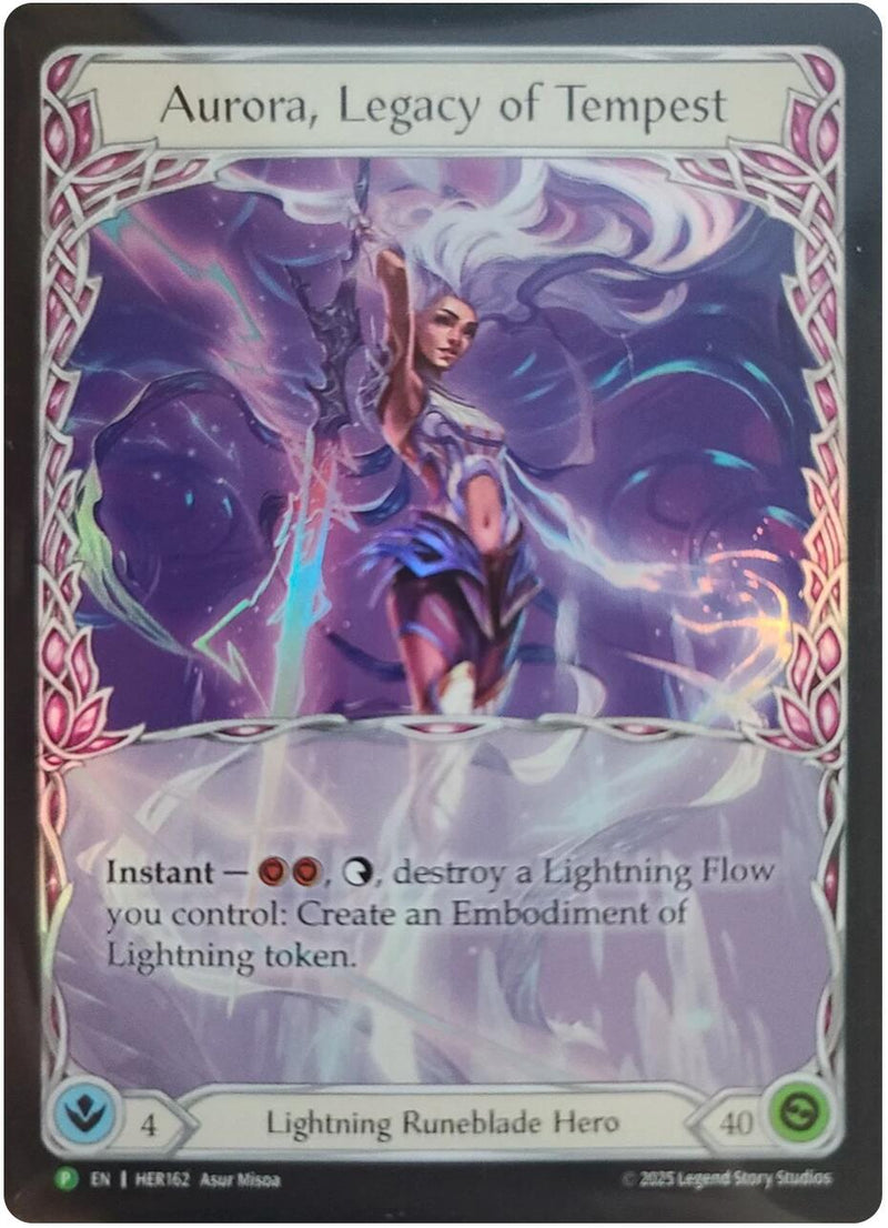 Aurora, Legacy of Tempest [HER162] (Promo)  Rainbow Foil