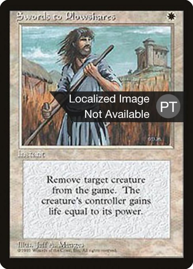 Copy of Swords to Plowshares - French [Fourth Edition (Foreign Black Border)]