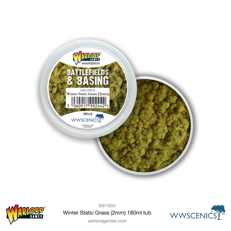 Battlefields & Basing: Winter Static Grass (2mm)