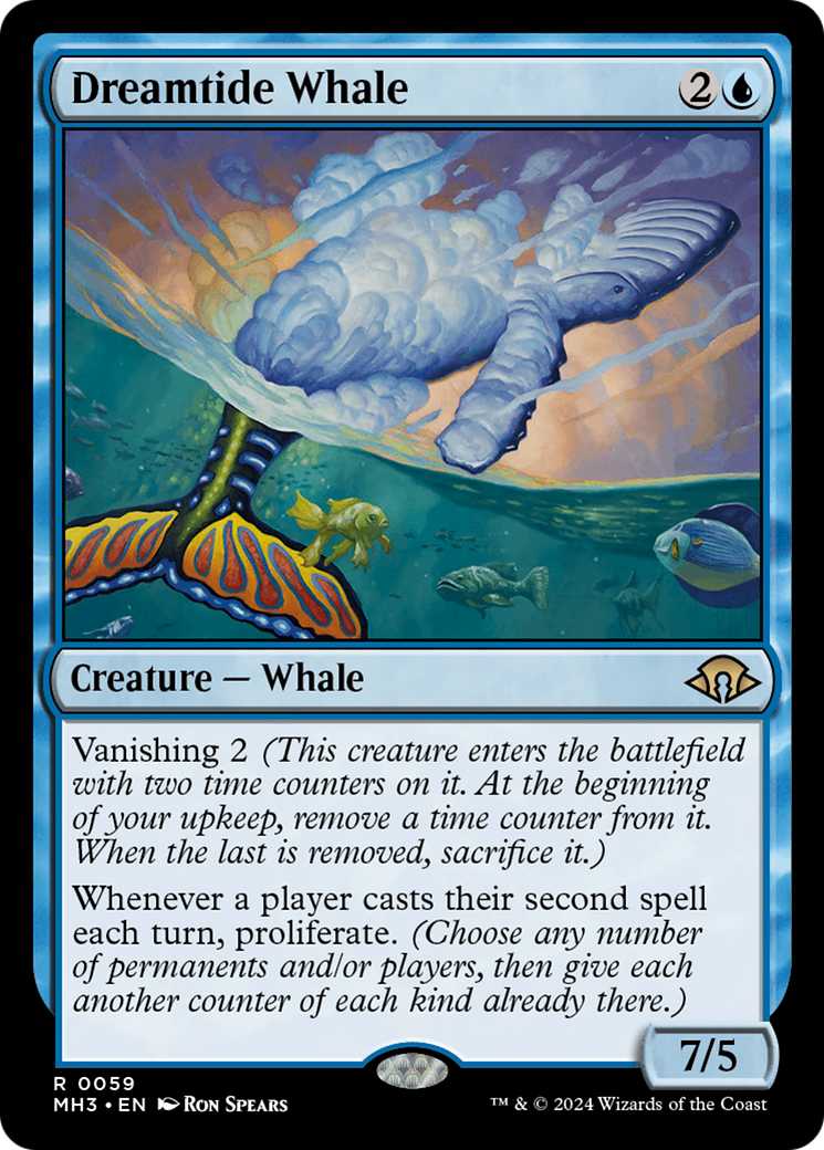 Dreamtide Whale [Modern Horizons 3]