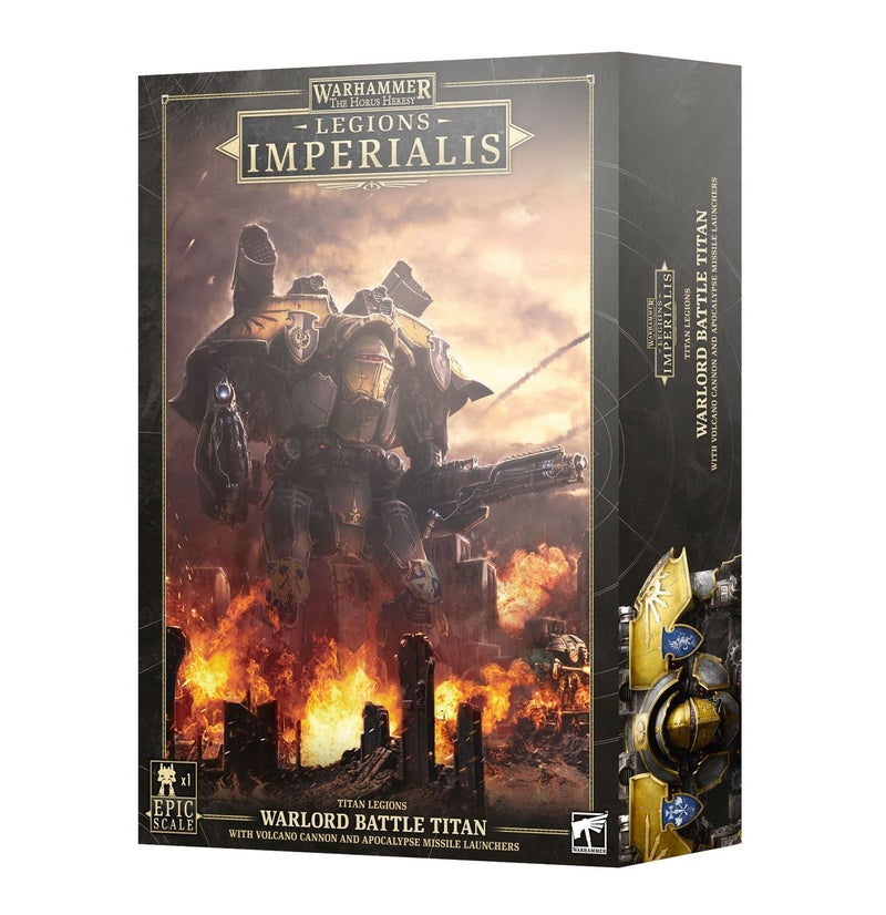 Legions Imperialis: Titan Legions Warlord Titan with Volcano Cannons and Apocalypse Missile Launcher