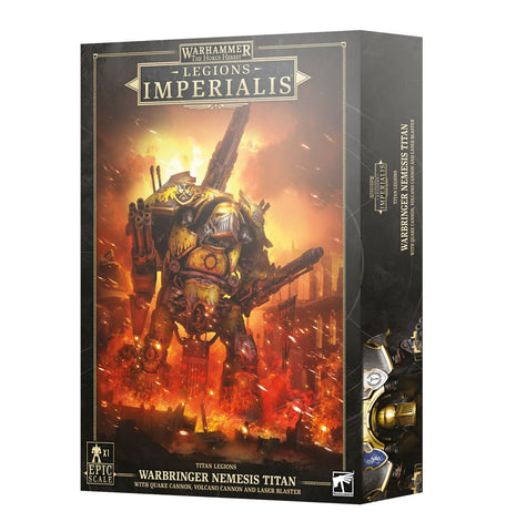 Legions Imperialis: Titan Legions Warbringer Nemesis Titan with Mori Quake Cannon