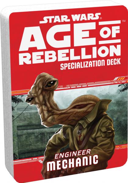 Star Wars Age of Rebellion: Specialization Deck - Engineer - Mechanic