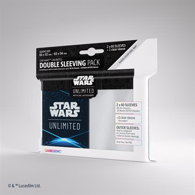 Star Wars Unlimited Double Sleeving Pack - Space Blue