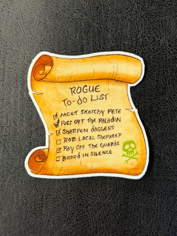 Sticker - Rogue To-do List
