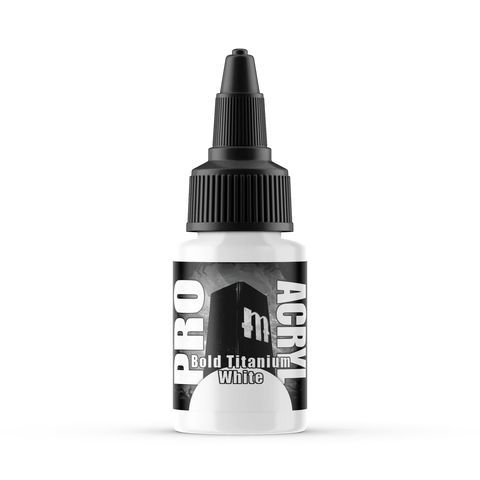 Pro Acryl 001 - Bold Titanium White (22 ml)