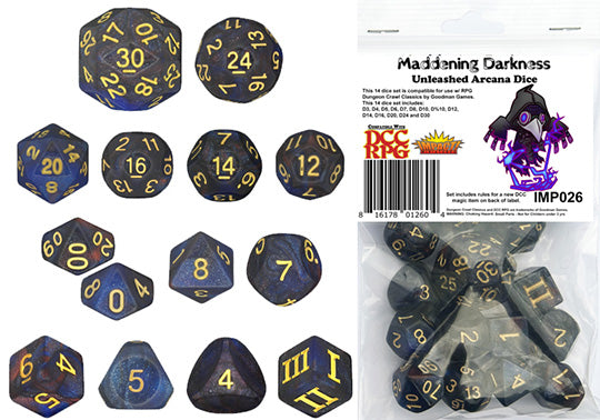 Unleashed Arcana Dice - Maddening Darkness