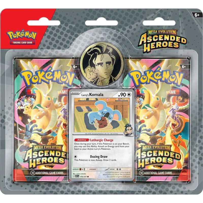 Mega Evolution: Ascended Heroes - Larry's Komala 2 Pack Blister