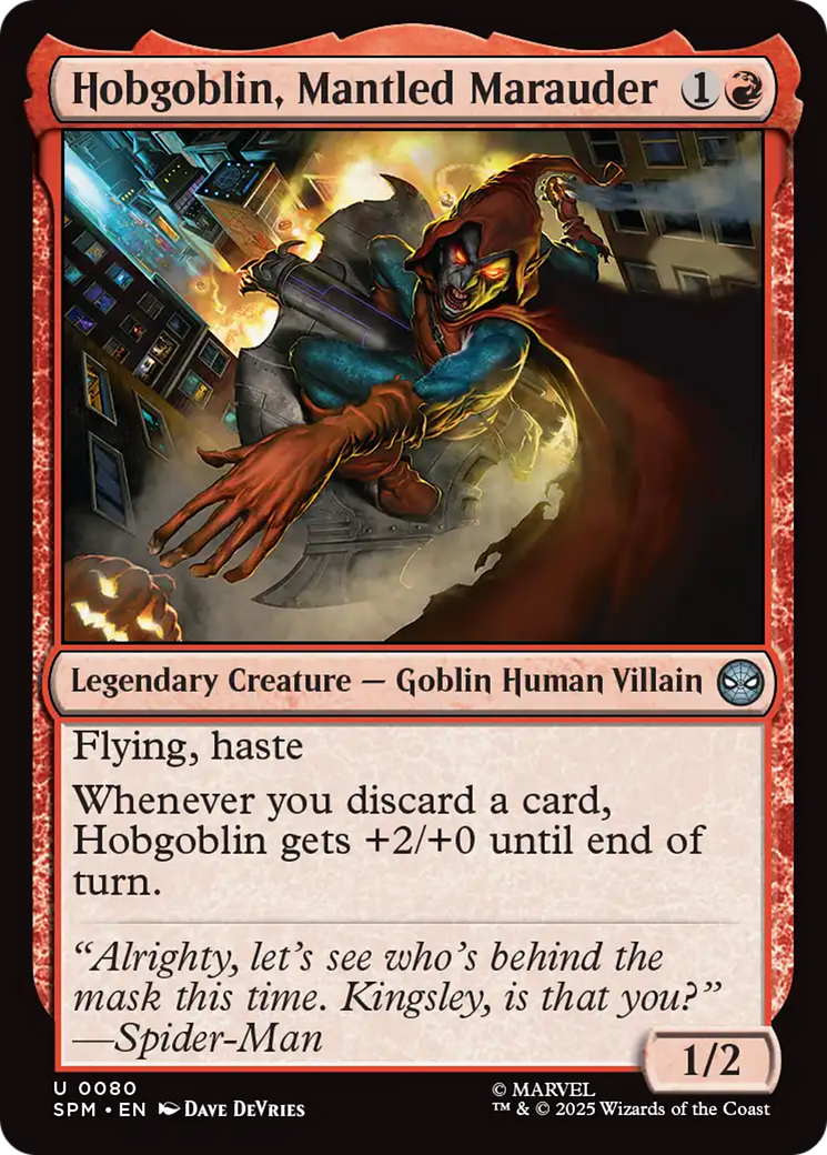 Hobgoblin, Mantled Marauder [Marvel's Spider-Man]