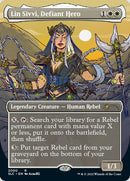Lin Sivvi, Defiant Hero (Borderless) [Secret Lair Countdown Kit]