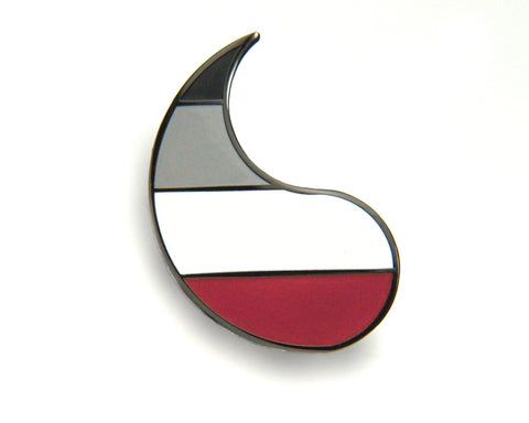 Customizable Pride Pin: Asexual Left