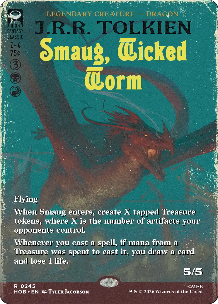 Smaug, Wicked Worm (Borderless) [The Hobbit]