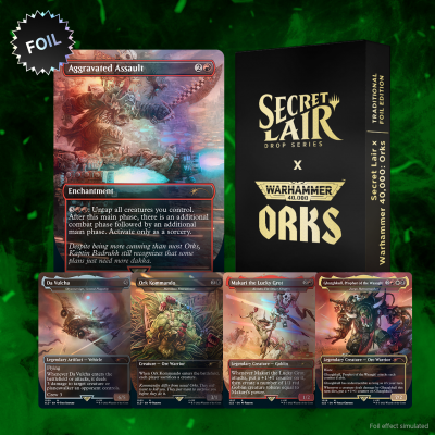 Secret Lair: Drop Series - Secret Lair x Warhammer 40,000 (Orks - Foil Edition)