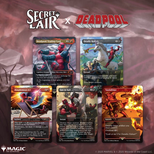 Secret Lair x Deadpool NONFOIL