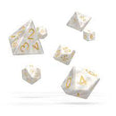 Oakie Doakie Dice - 7-Die RPG Set Marble White
