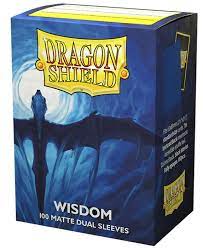 Dragon Shield Box of 100 Matte Dual Sleeves: Wisdom