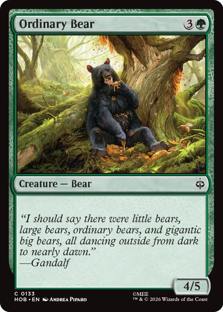 Ordinary Bear [The Hobbit]