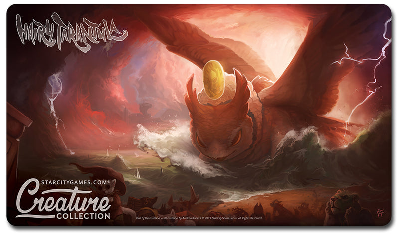 Hairy Tarantula/StarCityGames.com Playmat - Prerelease Exclusive Creature Collection - Owl of Devastation