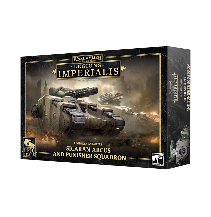 Legions Imperialis: Legiones Astartes Sicaran Arcus and Punisher Squadron