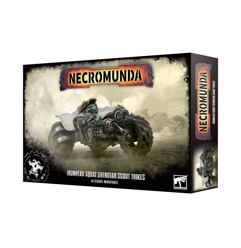 Necromunda: Ironhead Squat Prospectors Svenotar Scout Trikes