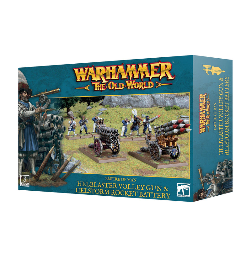 Empire of Man Helblaster Volley Gun & Helstorm Rocket Battery