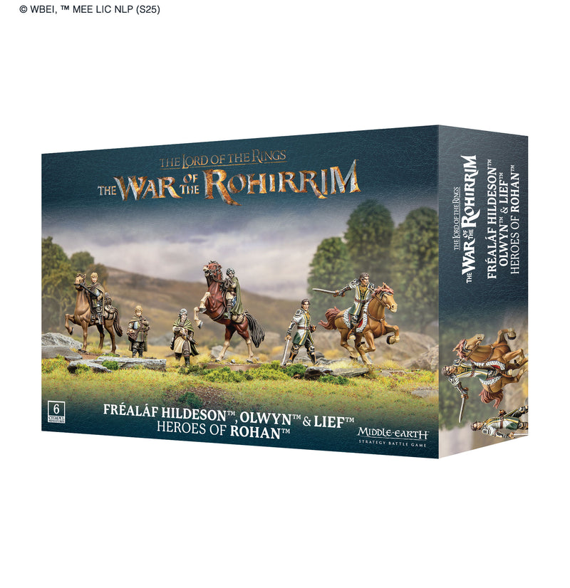 Lord of the Rings: War of the Rohirrim - Fréaláf Hildeson, Olwyn and Lief, Heroes of Rohan