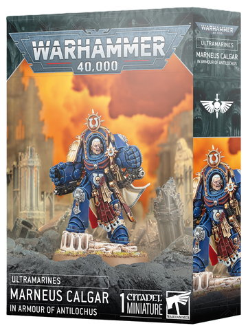 Ultramarines Marneus Calgar in Armour of Antilochus
