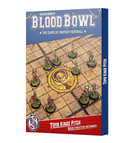 Blood Bowl Tomb Kings Team Pitch and Dugouts