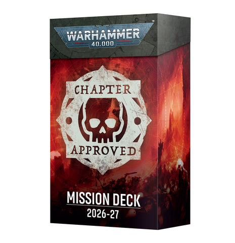 Chapter Approved: 2026-27 Mission Deck
