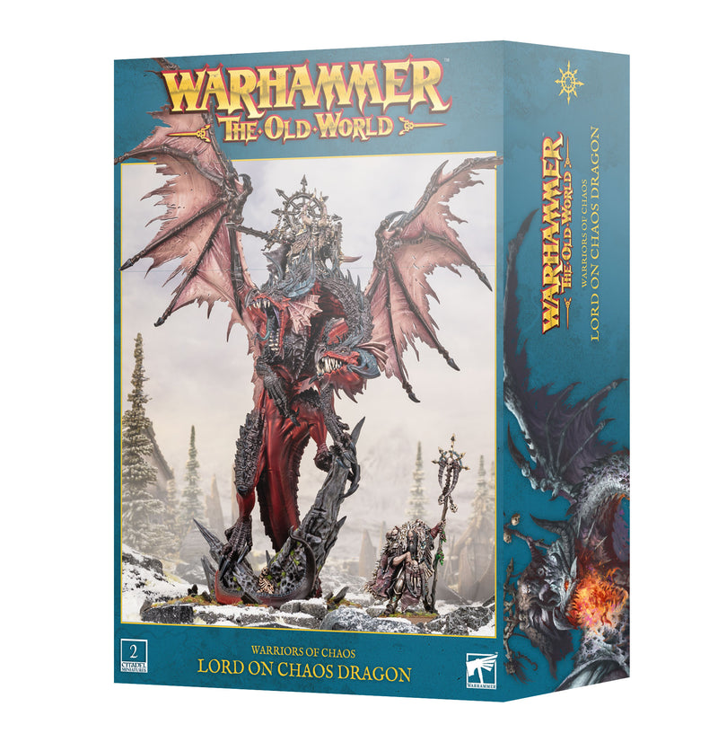 Warriors of Chaos Lord on Chaos Dragon