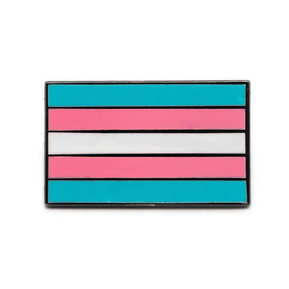 Enamel Pin: Trans Flag