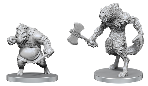 Pathfinder Battles Deep Cuts: Werewolf & Wereboar