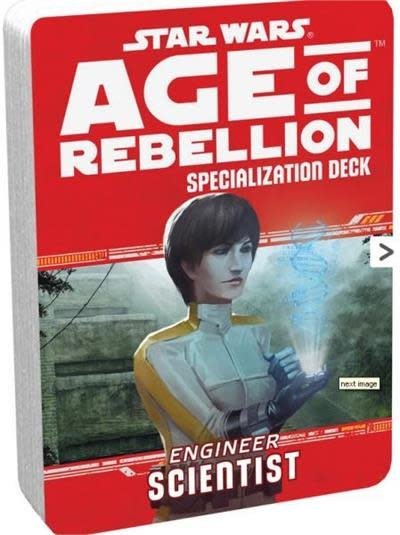 Star Wars Age of Rebellion: Specialization Deck - Engineer - Scientist