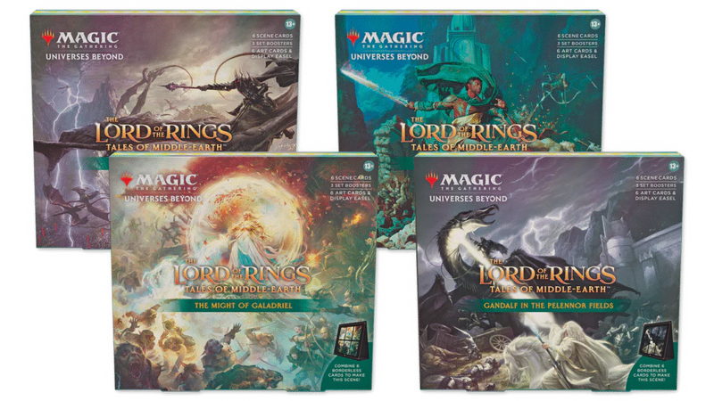 Magic: The Gathering - The Lord of the Rings - Tales of Middle-Earth -  Scene Box (Set of 4)