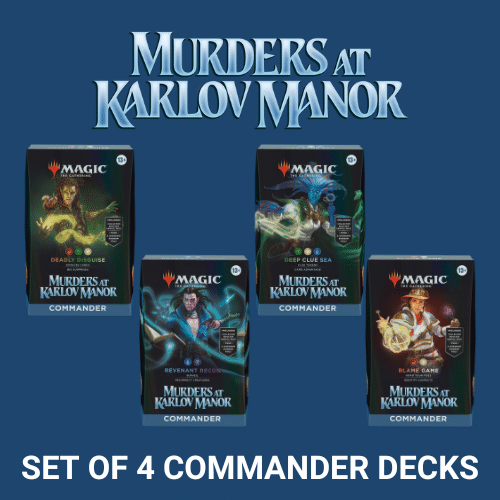 Murders at Karlov Manor Commander Decks (Set of 4)