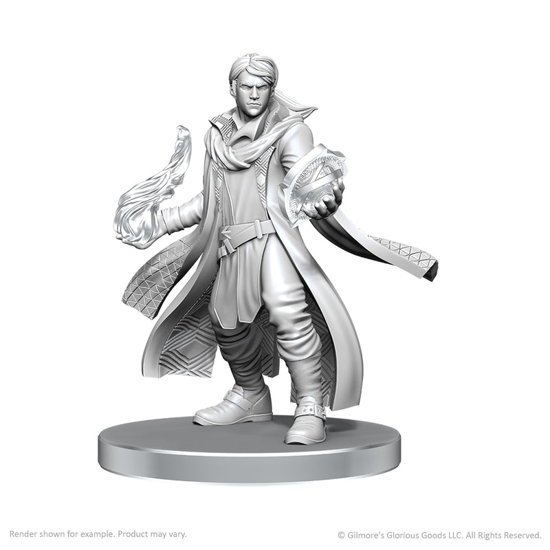 Critical Role Unpainted Miniatures: Bearegard Lionett & Caleb Widogast