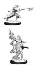 Magic: The Gathering Unpainted Miniatures: Joraga Warcaller & Joraga Treespeaker (Elves)