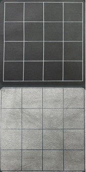 Chessex Megamat Reversible Black/Grey 1" Square 34.5"48" (88cm x 122cm) CHX97480