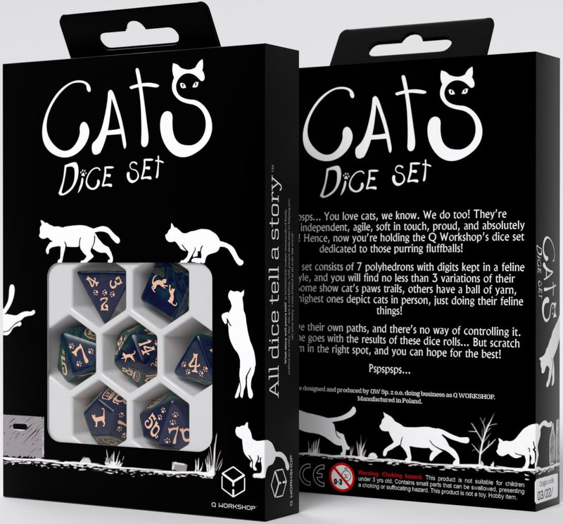Cats Dice Set: Mittens