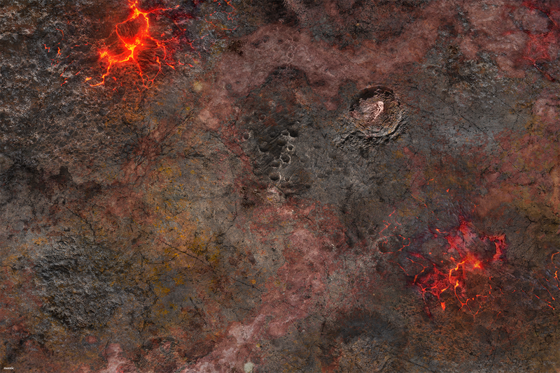 Terrain Crate - Hellscape Battle Mat 44"X60"