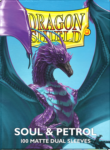 Dragon Shield Box of 100 in Matte Dual Soul & Petrol