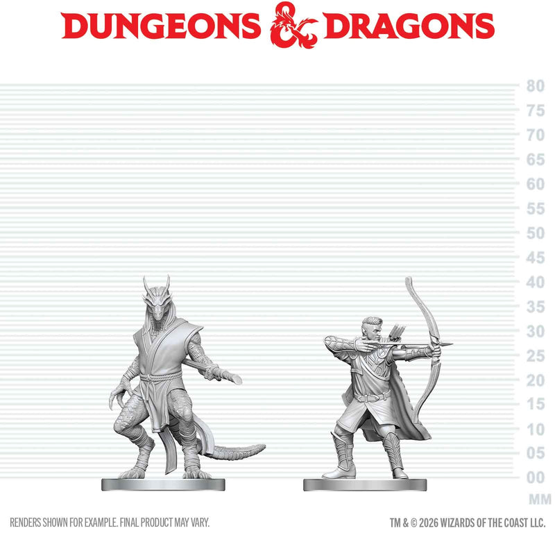 Nolzur's Marvelous Miniatures: Elf Ranger & Dragonborn Monk