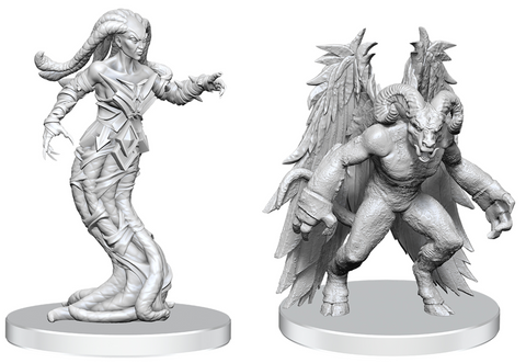 Pathfinder Battles Deep Cuts: Gylou (Handmaiden Devil) & Ferrugon (Rust Devil)